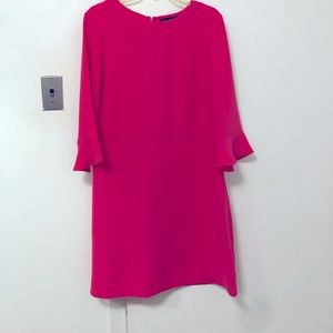 Bright pink dress